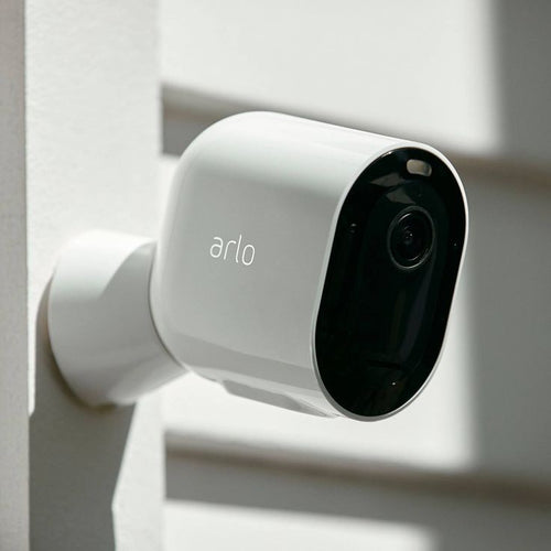 Arlo Pro 3 mounted on a wall