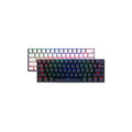 Mini RGB mechanical keyboard in black and white